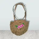 Maroon Shoulder Bag (Good Luck) || Hand Made