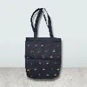 Black Shoulder ‍Square Bag || Hand Made   
