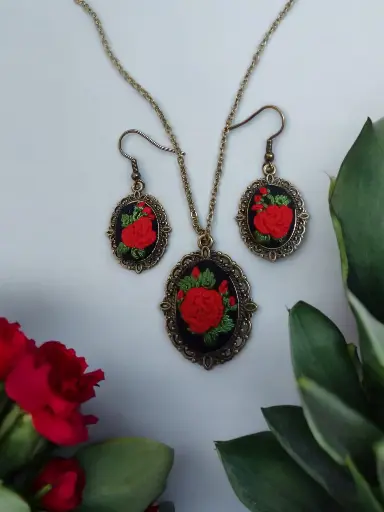 Baby Ear Ring & Locket || Hand Made